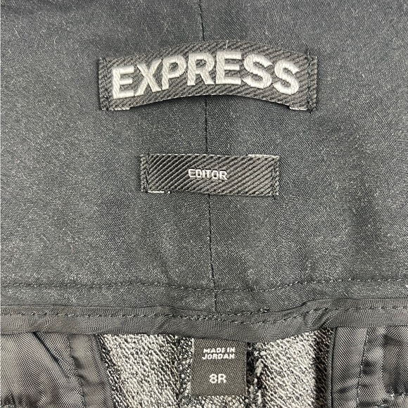 Women’s Express Gray Editor Dress Pants Size 8 - Picture 4 of 4